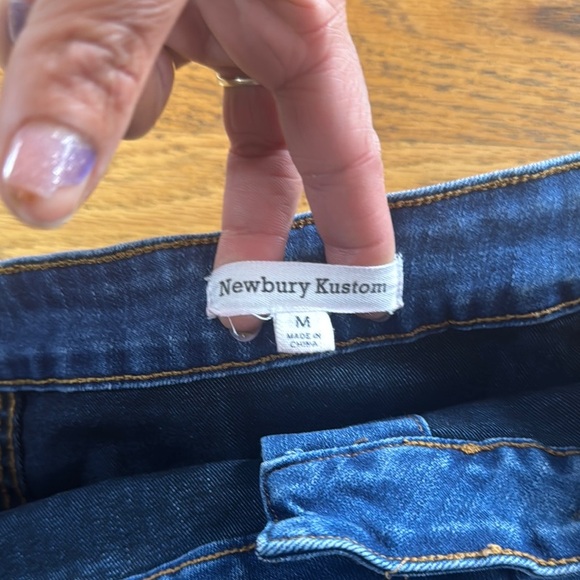 Skirt ,Denim Button-Up Skirt - Picture 3 of 8